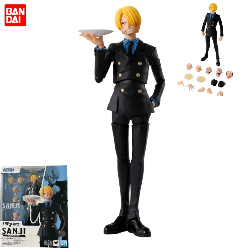 

В наличии оригинальная готовая фигурка Bandai SHF Sanji Sanji Dawn of Adventure One Piece, коллекционная серия, модель персонажа из мультфильма.