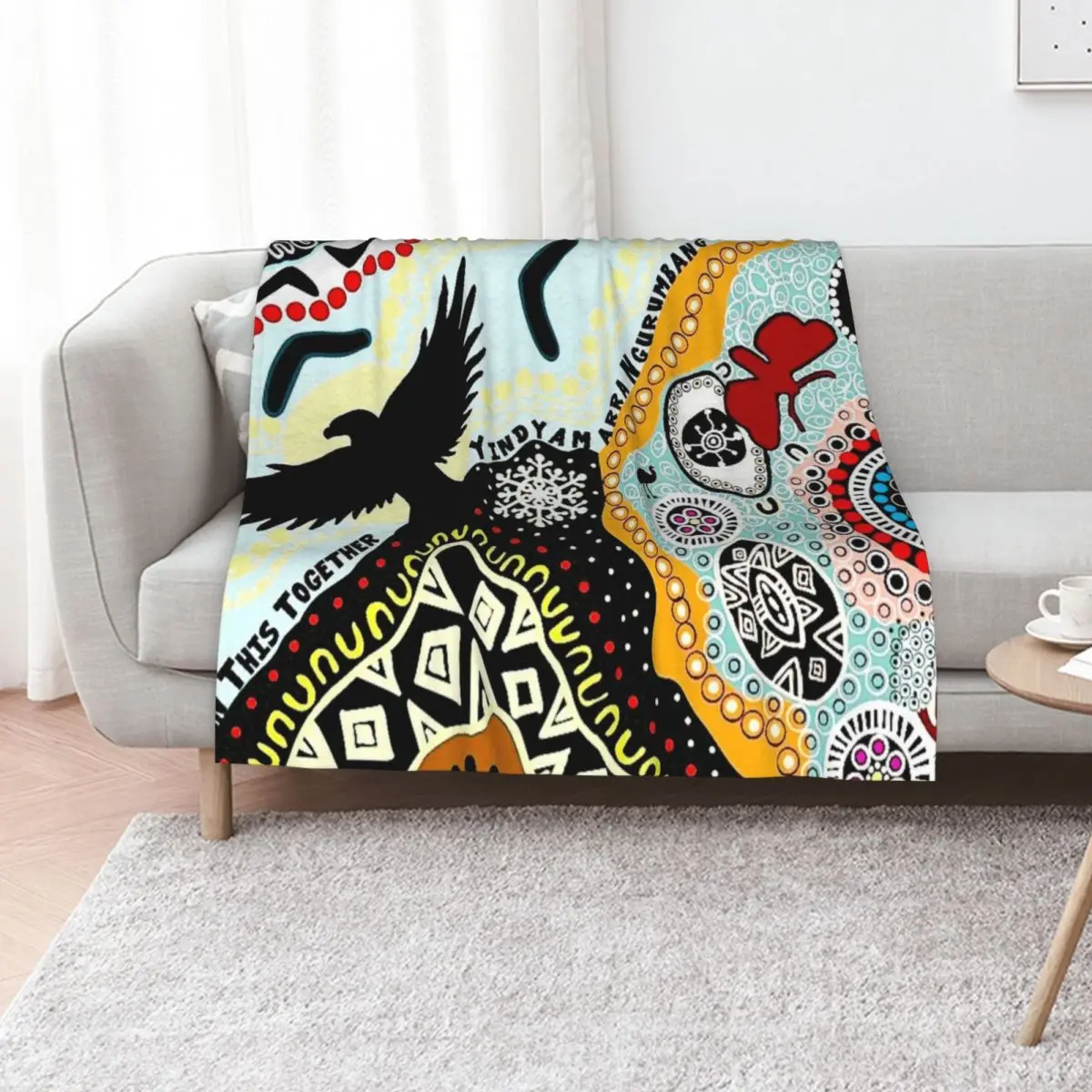 

Respecting Country Throw Blanket Warm Comfortable Blanket Gift for Parents Friends