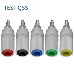 QSS 2PCS 4MM Banana Socket Binding Post Nut Banana Plug Jack Electrical Connector Terminal DIY Electrical Accessories Q.50012