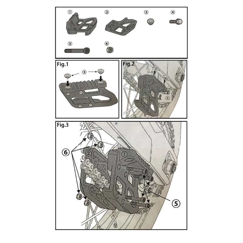 652f estabilizadores corrente resistentes, roda dentada, suporte corrente motocicleta, acessórios motocicleta, para