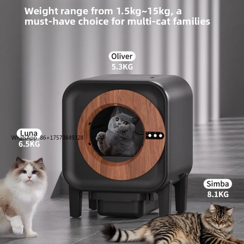 

Automatic box Smart toilet Electric fast automatic shit shoveling Self-cleaning box，cats for cats