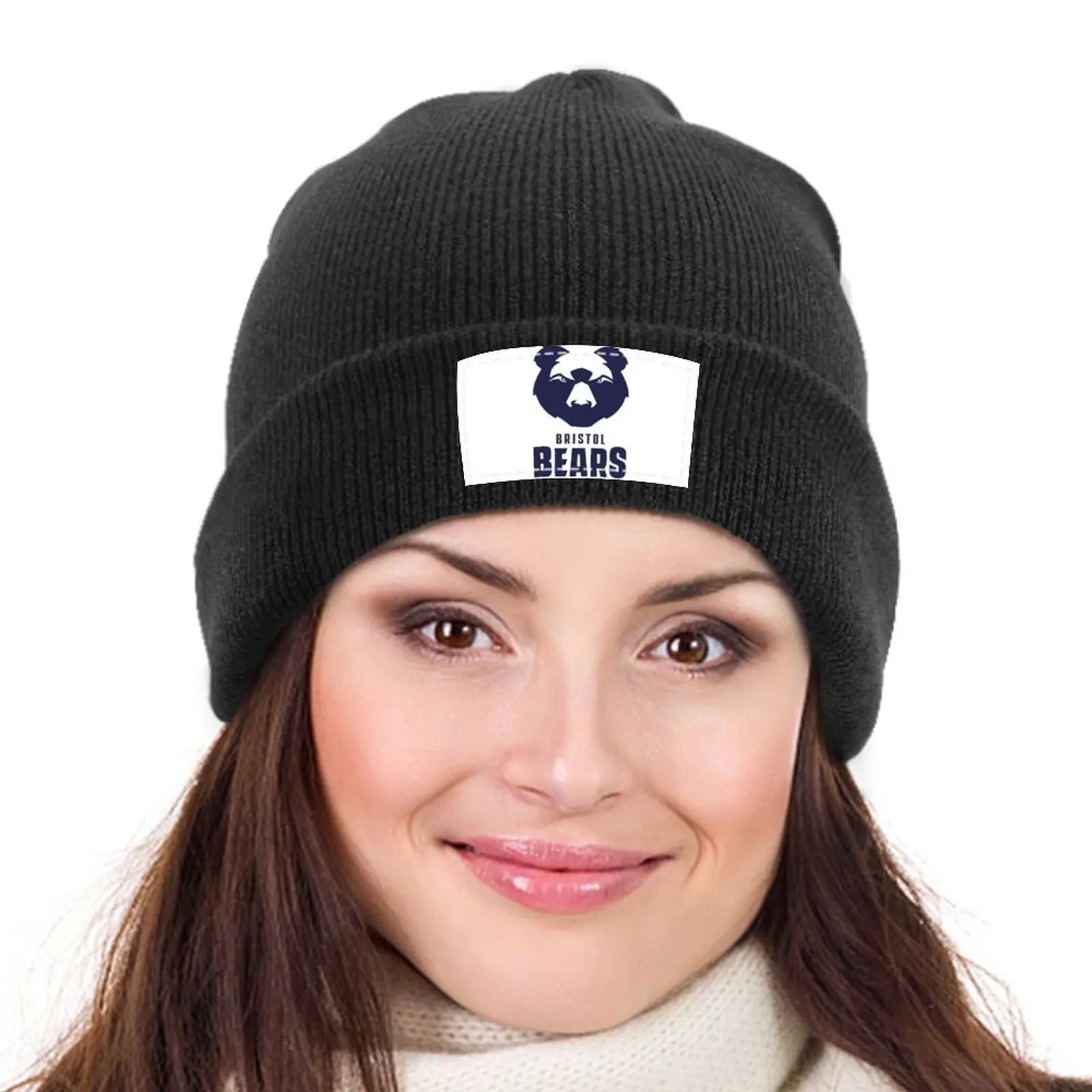 bristol bears Knitted Cap Big Size Hat Hat Luxury Brand Mens Caps Women's image 4