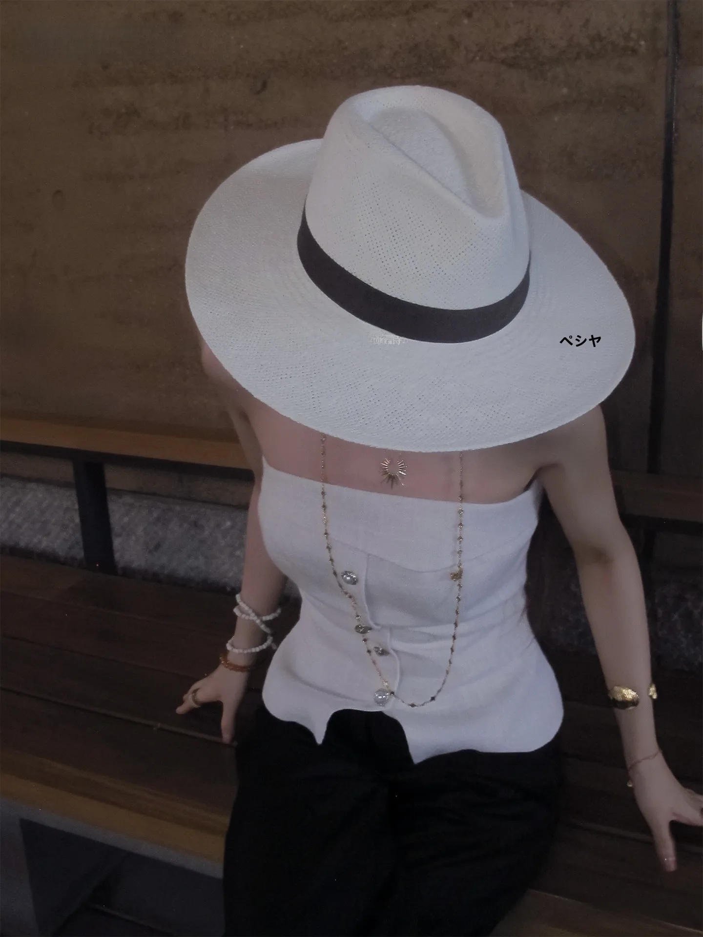 fashionable-sun-protection-jazz-hat-simple-design-beach-vacation-panama-style-women's-straw-hat-adjustable-round-top-xm292