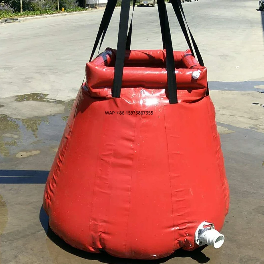 

Waterproof 1000L 5000L 10,000l soft foldable PVC plastic water storage tank water bag