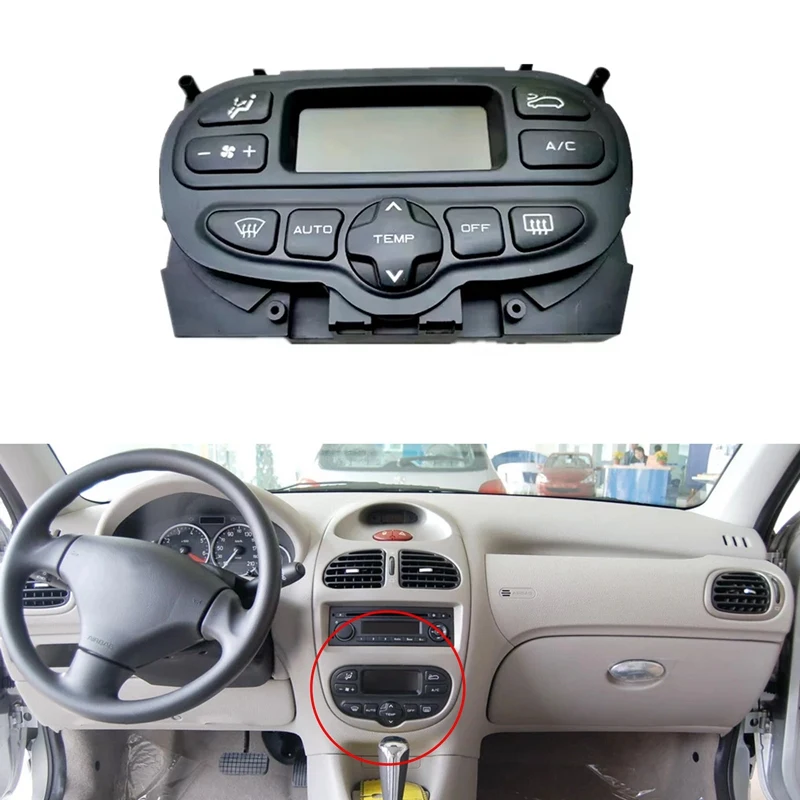 

Car Air Conditioner Controller Automatic Air Conditioning Switch For Peugeot 206 207 6451WE