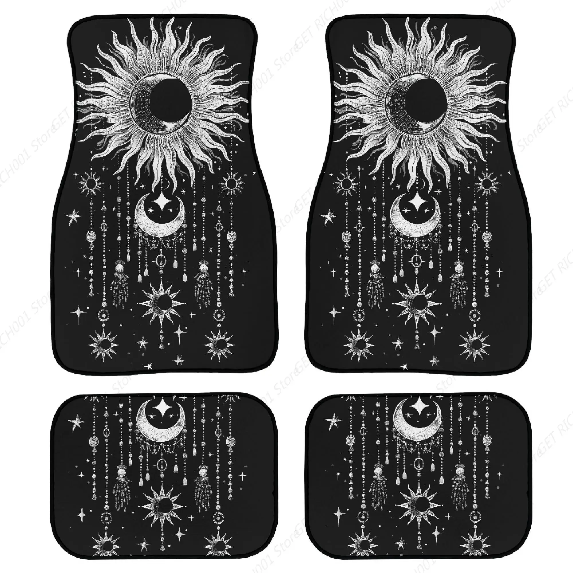 

Alfombrilla Para El Suelo L Coche Sol Y Luna, Alfombra Para El Suelo Lantero Y Trasero L Coche, Alfombrilla Antislizante Para Lo