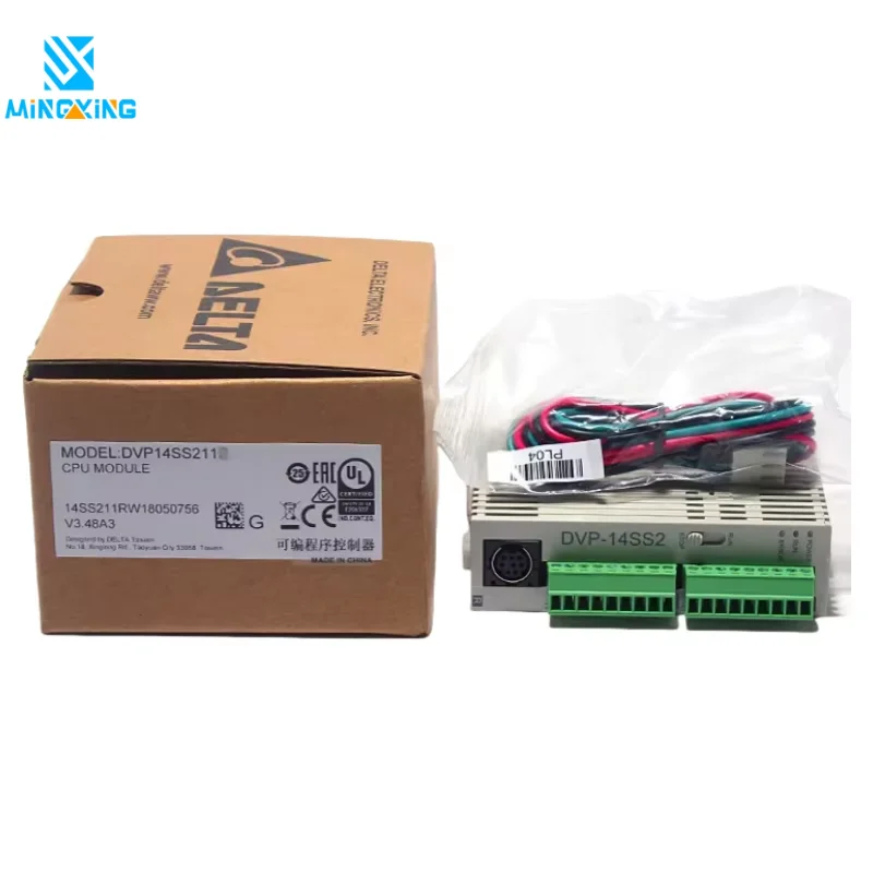 Industrial Programmable Logic Controller DVP14SS211T DVP14SS211R DVP20SS211T PLC CPU Module 8DI 6DO RS485 Port