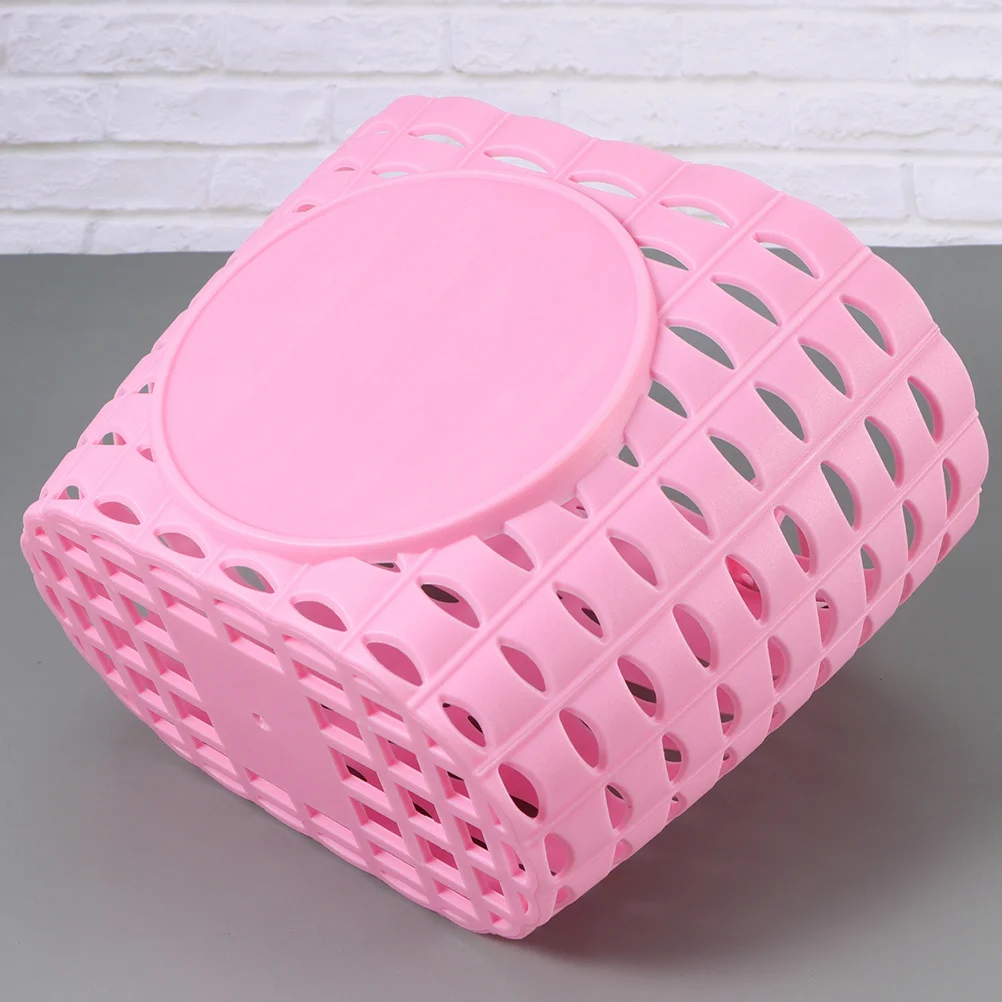 2Pcs Bike Basket Plastic Detachable Front Container Sturdy Durable Large Capacity Cycling Accessory Bike Basket