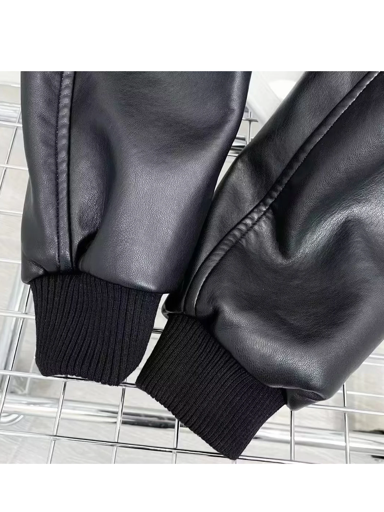 2023 Vintage Moto Pu Leather Jacket Biker Amerikaanse Honkbal Uniform Vrouwen Lente Windjack Jas Herfst Bovenkleding Hip Hop Zwart