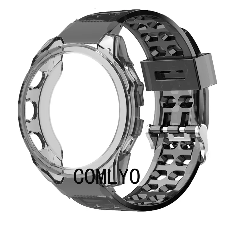 For Garmin Fenix 8 51mm 47mm Strap Case TPU new Band Protective Bumper TPU Cover Smart watch Charging port Dust Plug