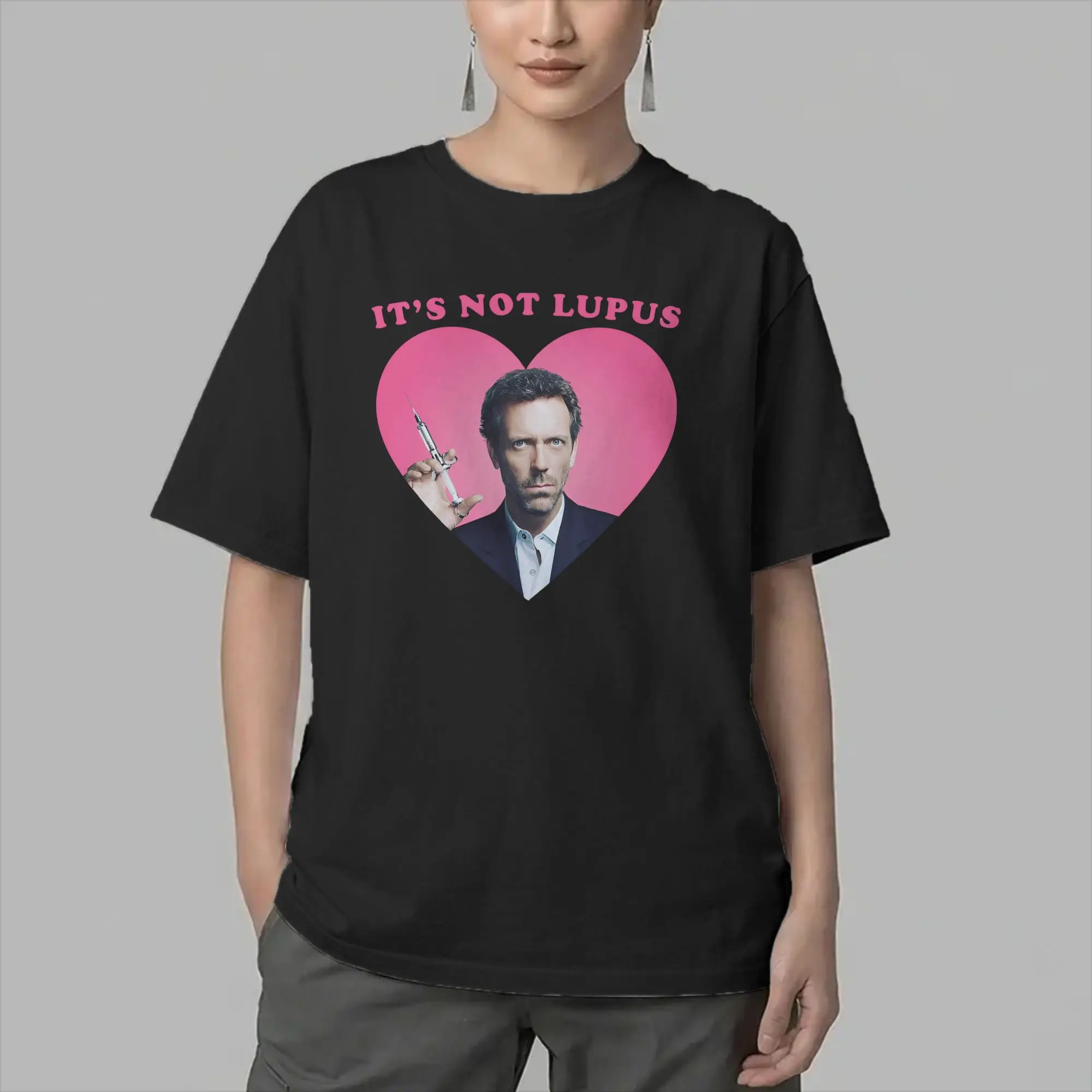 Dr. Gregory House MD T Shirt Men's  100% Cotton Novelty T-Shirts O Neck  Tees Short Sleeve Clothing Gift Idea