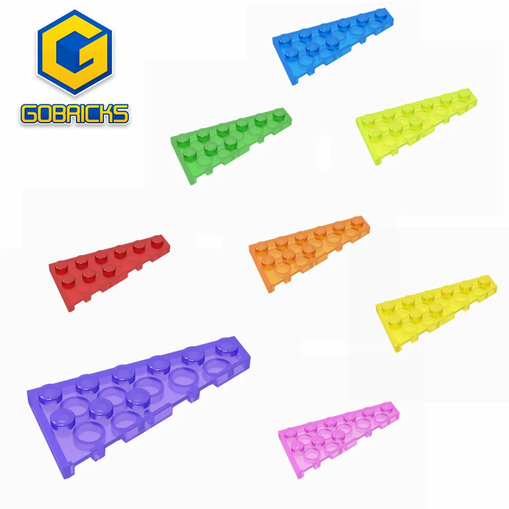Building Block Parts Factory Direct Sales GB 550 Accessories Small Particle 3x6 Wedge Board (left) Compatible with LEGO 54383