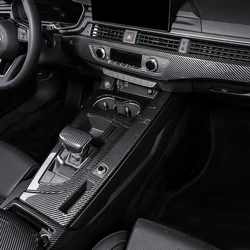 Carbon Fiber Overlays Interior Trim for LHD Audi A4L B9 Sedan A4 Allroad Avant S4 A5 S5 2017 2018 2019 2020 2021 2022 2023 2024