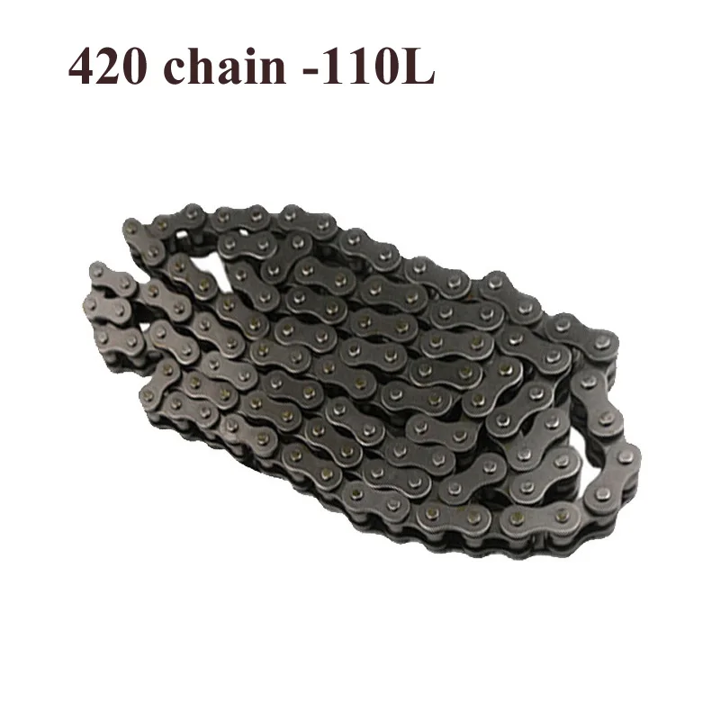 Motorcycle 420 Chains 82/88/96/104/108/110/132/140 Links Drive Chain Link For 50cc-150cc Pit Dirt Bike Scooter ATV Buggy Quad