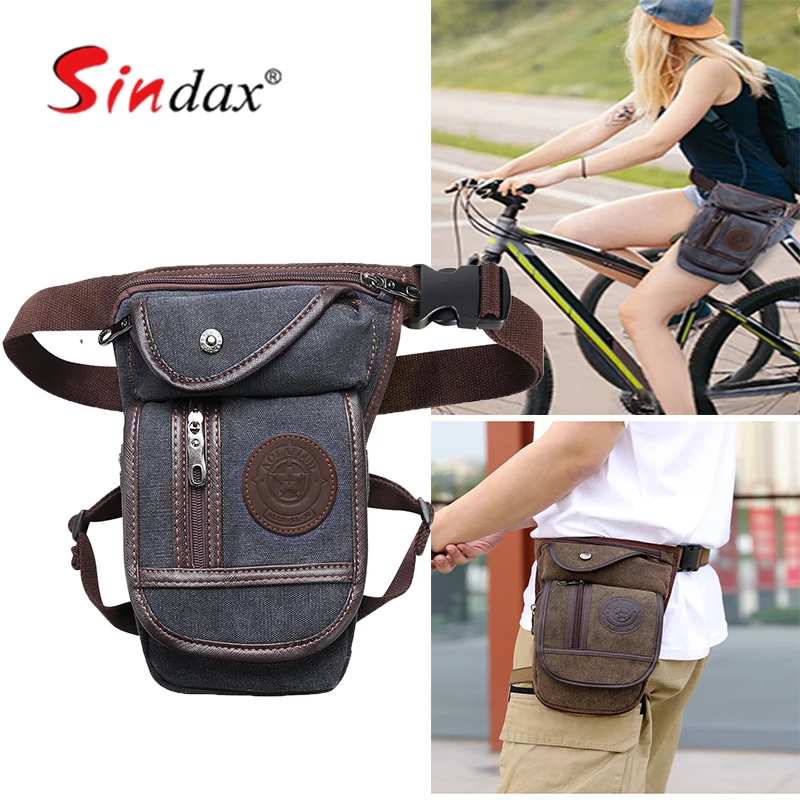 

Мужская мотоциклетная сумка, водонепроницаемая портативная парусиновая мотоциклетная сумка с заниженной ногой, многофункциональная спортивная сумка на плечо для верховой езды на открытом воздухе