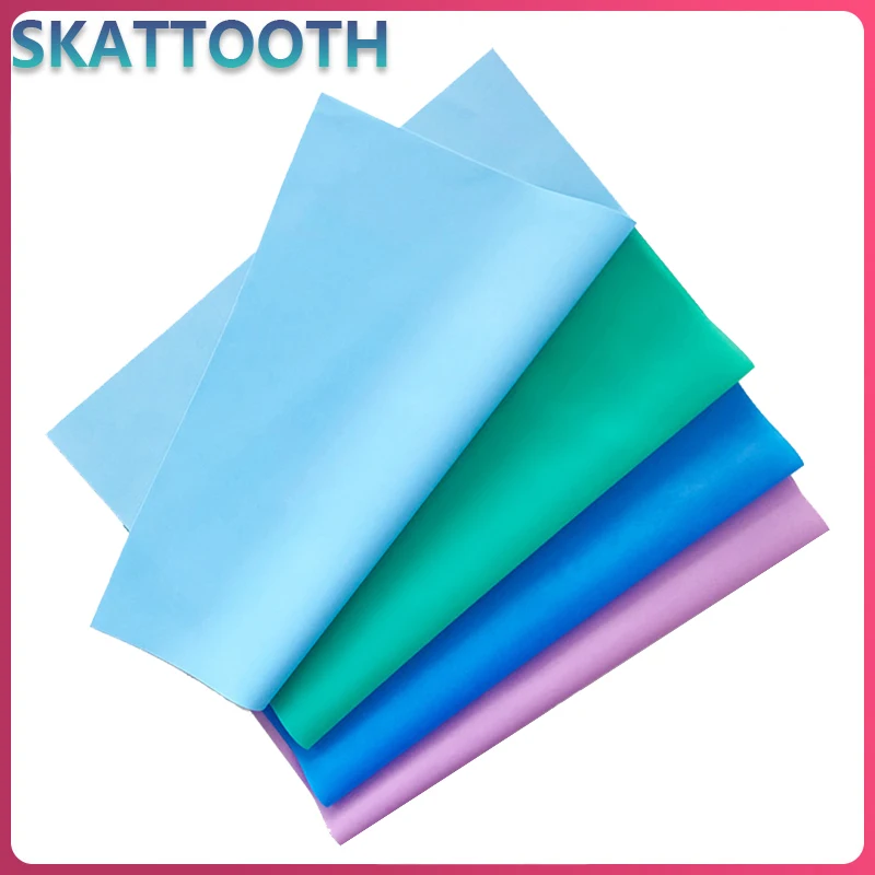 

36 Pcs/box Dental Rubber Dam 6"x6" Oral Care Materials Non Sterile Dental Rubber Dam Natural Rubber Dental Tools