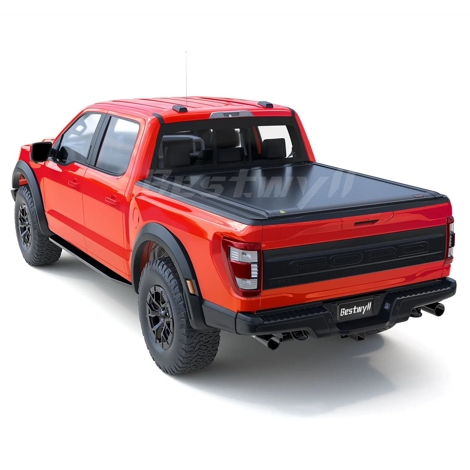 

BESTWYLL Retractable Electric Pickup Truck Bed Tonneau Covers Wholesale for 2015-2024 F150 E-K22