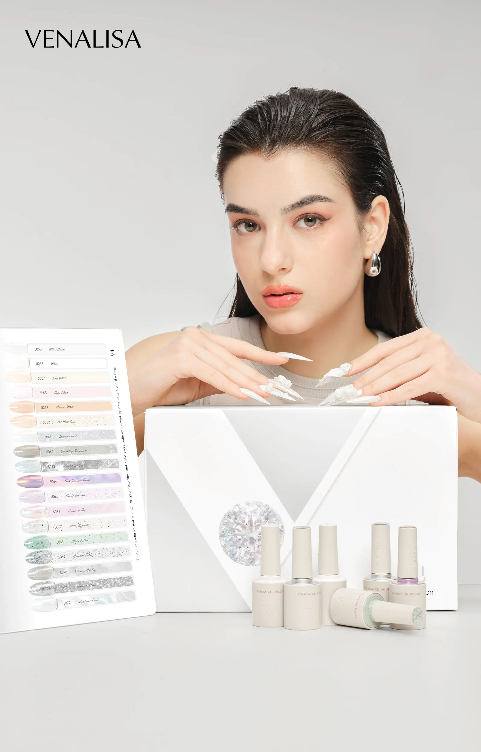 EU/US Fast Delivery VENALISA VIP Kit 10ml Nail Gel Polish HEMA TPO FREE Great Coverage Pigment Professional Long-lasting Gel Set