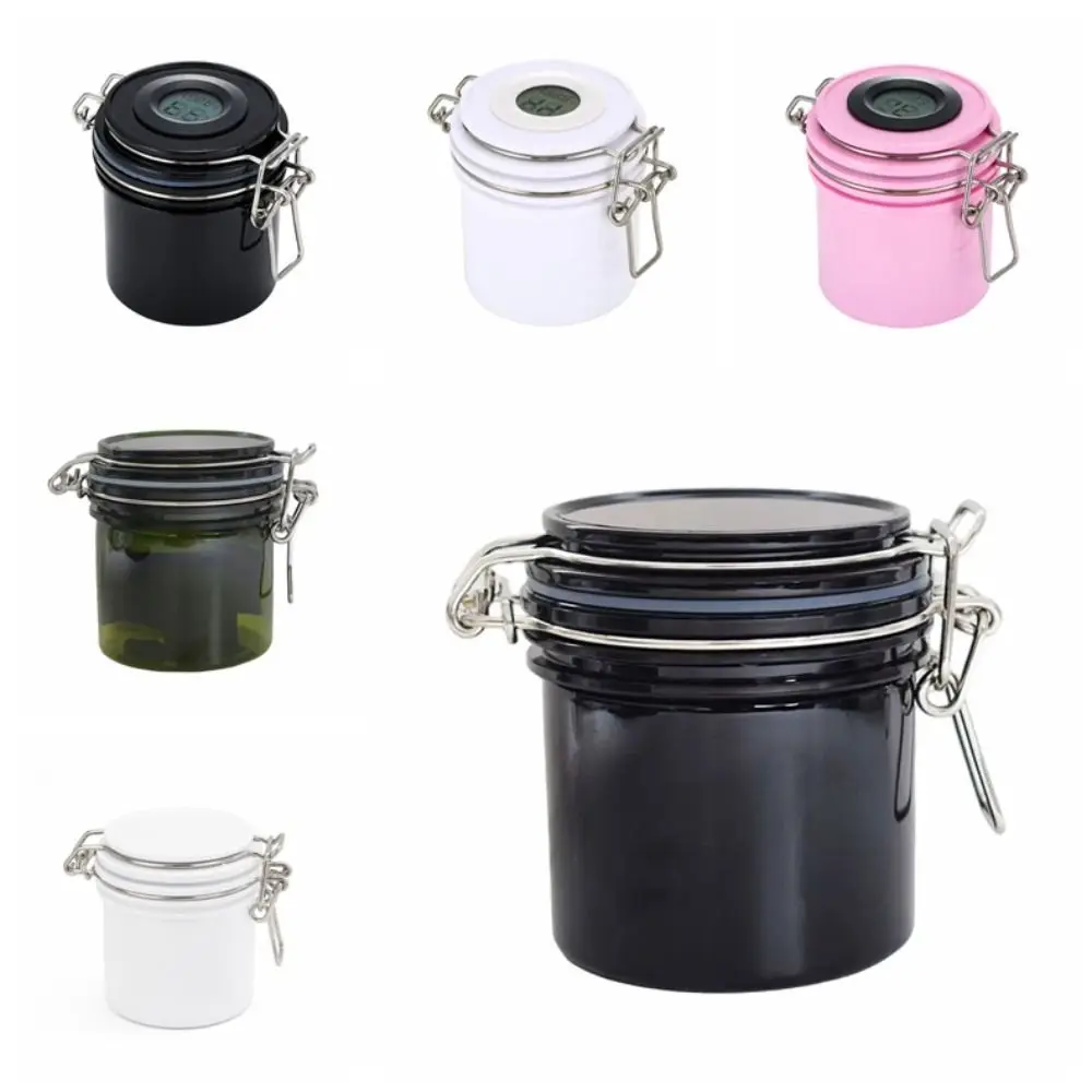 with Temperature and Humidity Eyelash Glue Storage Tank Sealed Activated Carbon Storage Jar Durable Leak-proof Makeup Tools