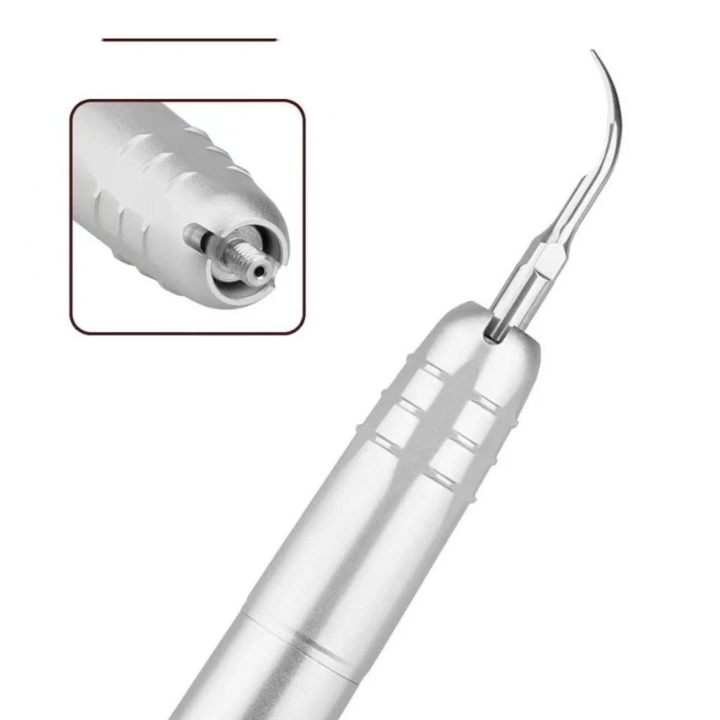 2Hole/4Hole Dental Ultrasonic Air scaler handpiece With 3 Tips  Tooth Calculus Remover cleaning Tool