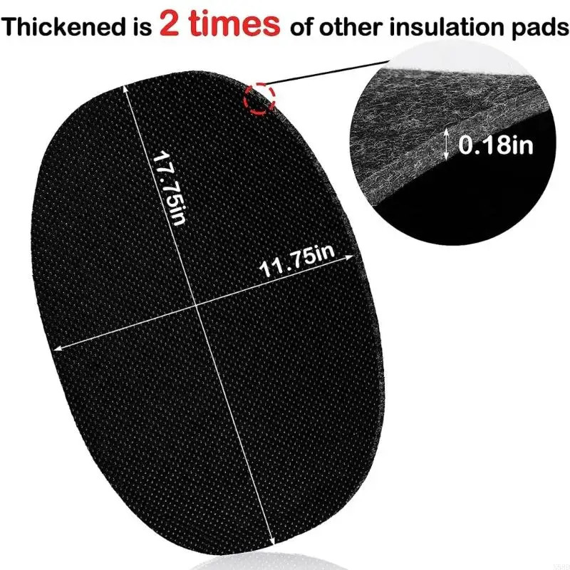 واقي كونترتوب الورقة متعددة الأغراض غير المستقرة حصيرة مقاومة للحرارة N58D