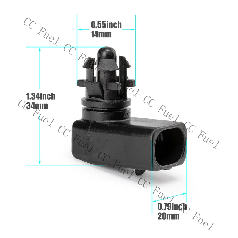 C+ 30X For Buick Allure Cadillac ATS Chevy Avalanche Air Temperature Sensor 25775833