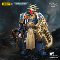 JOYTOY Warhammer 40K 1/18 Space Marines 2 Action Figure Ultramarines Metaurus with Power Axe, Stormshield and Plasma figures Toys