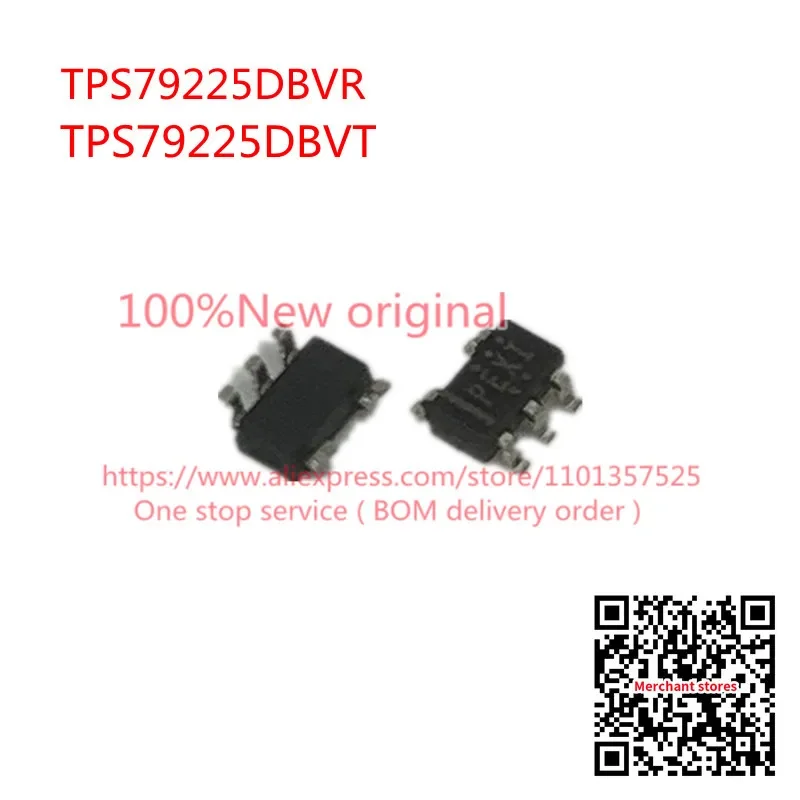 [10pcs] TPS79225DBVR PEXI TPS79228DBVR PEWI TPS79230DBVR PEYI TPS79225DBVT TPS79228DBVT TPS79230DBVT - IC REG LINEAR 100MA