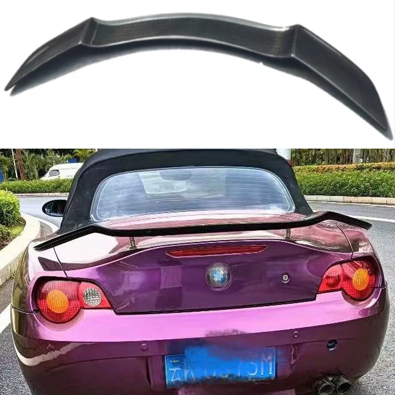 For BMW Z4 E85 E86 Coupe Convertible 2005-2008 High Quality Carbon Fiber Car-styling Rear Trunk Luggage Compartment Spoiler For