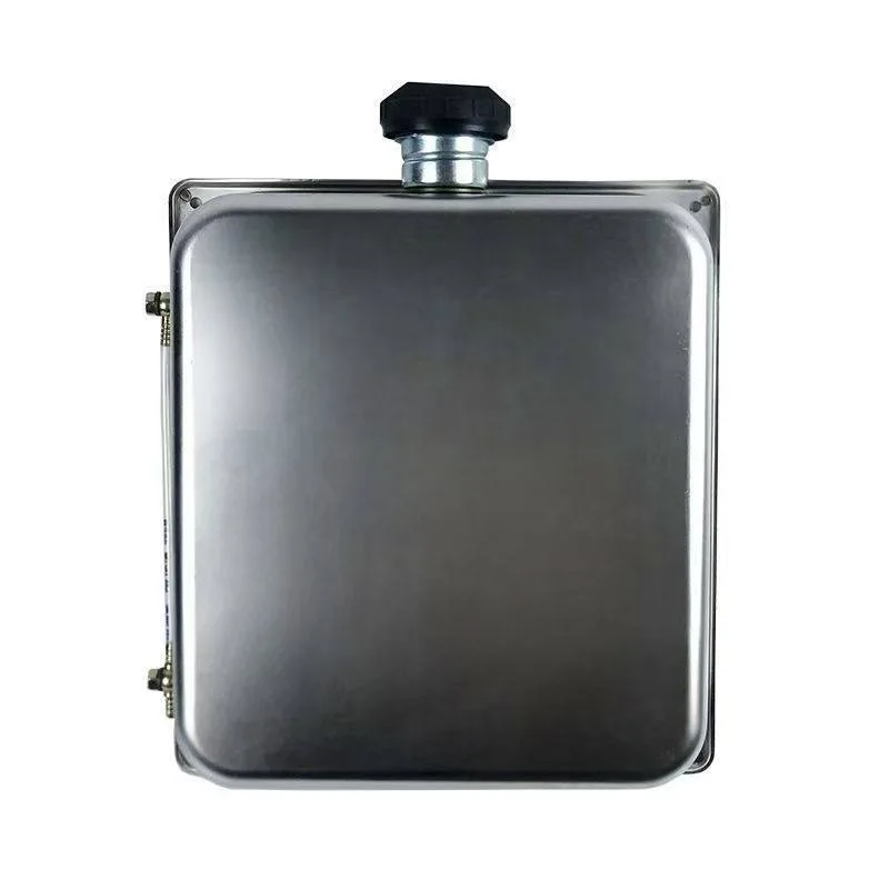 Diesel Heater Fuel Tank for Truck Tricycle, 15L Thickened Stainless Steel, Universal Oil Pot Accessory for Parking Heater