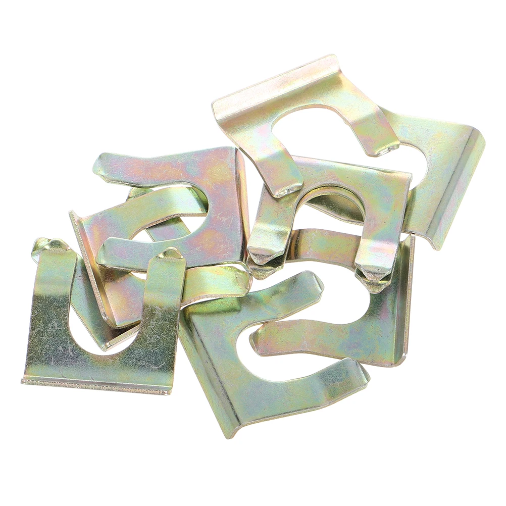 

20pcs Car Oil Pipe Clamps U bolt Galvanized Iron Brake Bike Line Clips Holders Durable Easy Installation Versatile Reliable