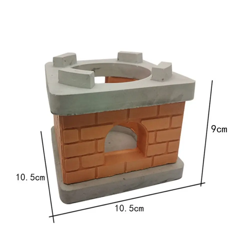 Volledige Simulatie Mini Keuken Speelset Handvat Pan Deksel Kookplaat Houten Keukengerei Set Poppenhuis Meubels Decoratieve Accessoires