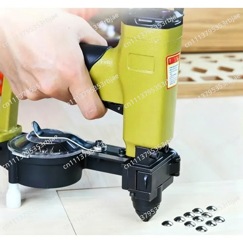 For Pneumatic Auto Feed Stapler Upholstery Staple Gun for Sofa Furniture Decoration Nailer Tack Nailer 14-19mm 1/4 Inch NPT