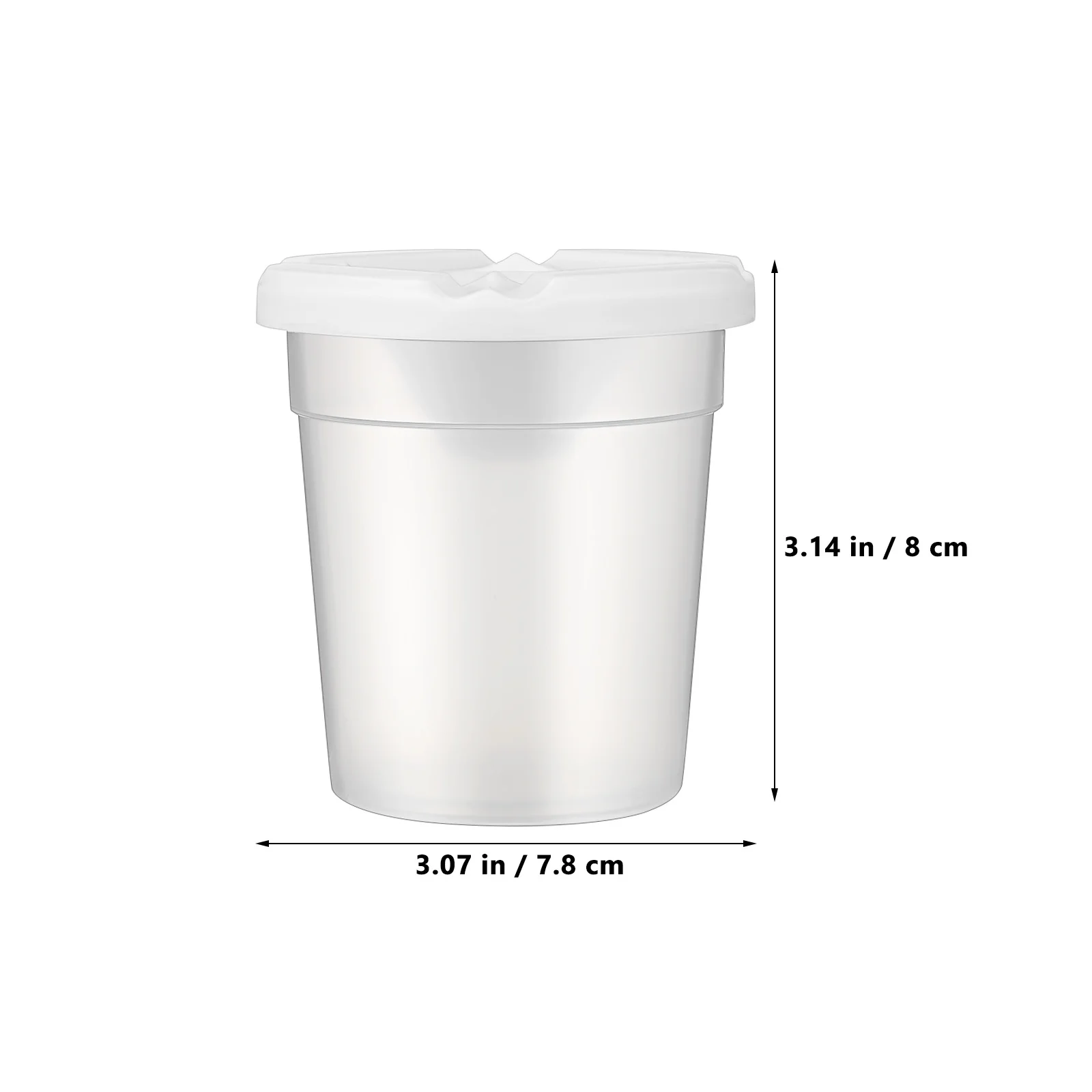 12 قطعة من أكواب الطلاء المقاومة للتسرب مع أغطية - أغطية ختم آمنة لمنع الجفاف - أكواب خلط صغيرة متعددة الاستخدام للرسم اليدوي