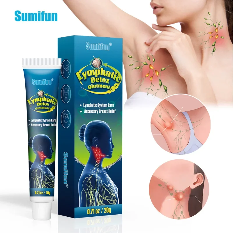 Newly Professional Lymphatic Massage Cream Effectively Eliminate Lymph Nodes Vice Breast Elimination Cream 20g