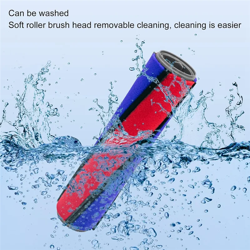 Vervanging Onderdelen Accessoires Onderdelen Zachte Roller Borstel Voor Dyson V6 V7 V8 V10 V11 Draadloze Vacuüm Bijlagen-A-A58E