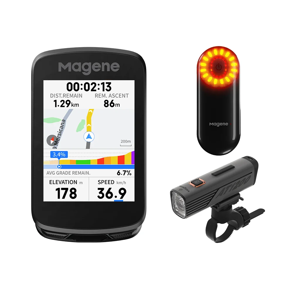 Magene-自転車用レーダー,L508,自転車用ブレーキセンサー,シートポスト