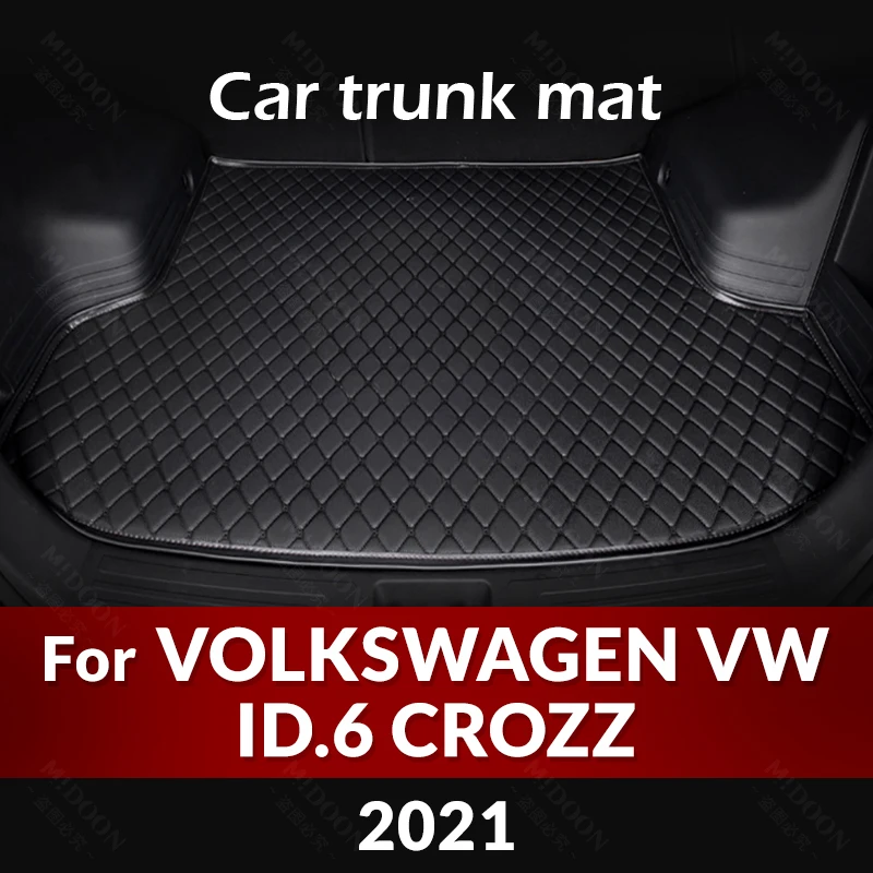 Car Trunk Mat For VOLKSWAGEN VW ID.6 CROZZ 2021 Custom Car Accessories Auto Interior Decoration