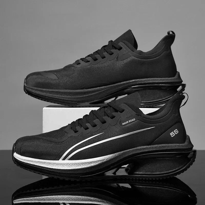 Marathon Men's Running Shoes for Women Mesh Jogging Sports Shoes High-quality E-TPU Sole Sneakers Men Athletic Training Shoes