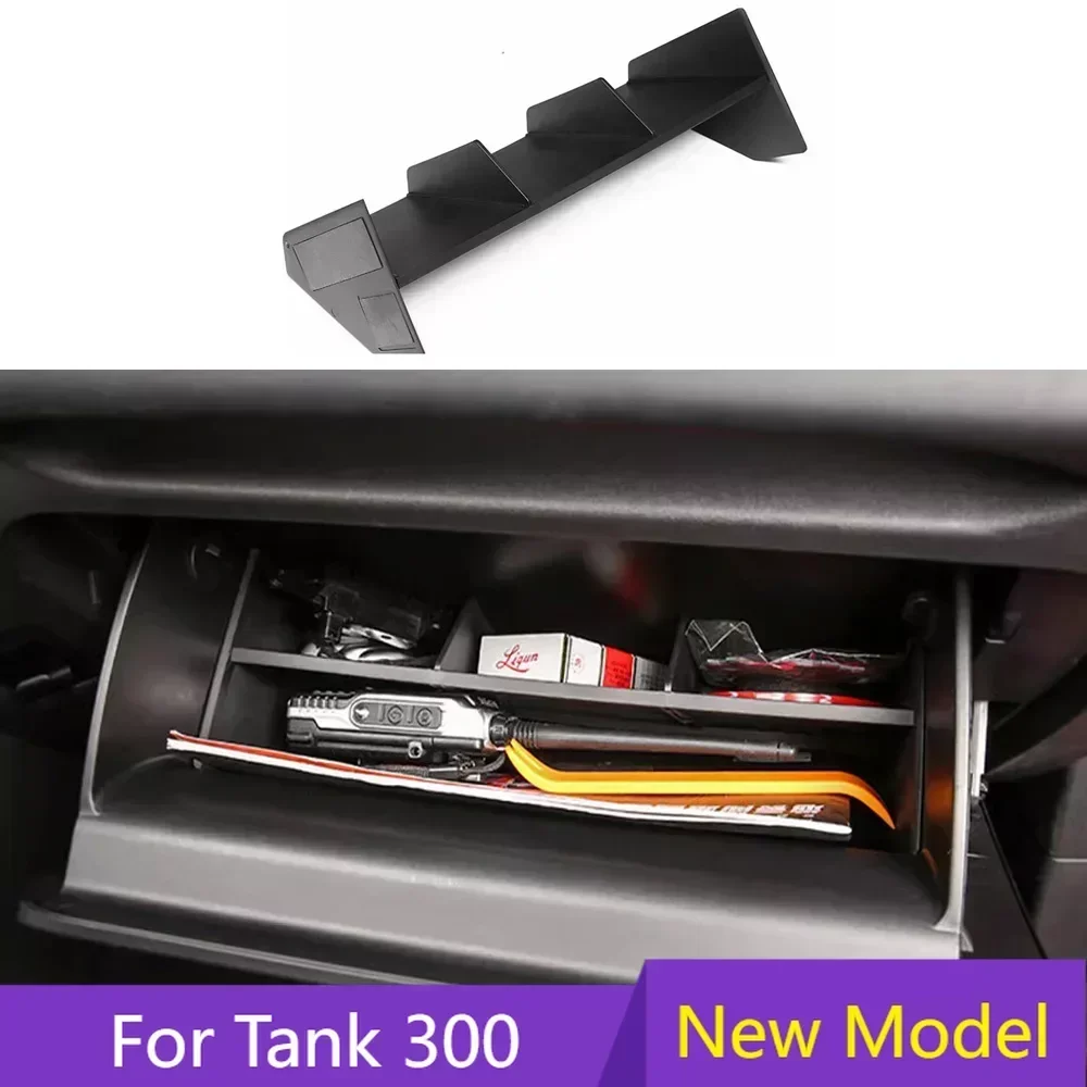 

For Tank 300 2021-2024 Co-driver Glove Box Storage Partition Sundry Storage Box Interior Modification Accessories