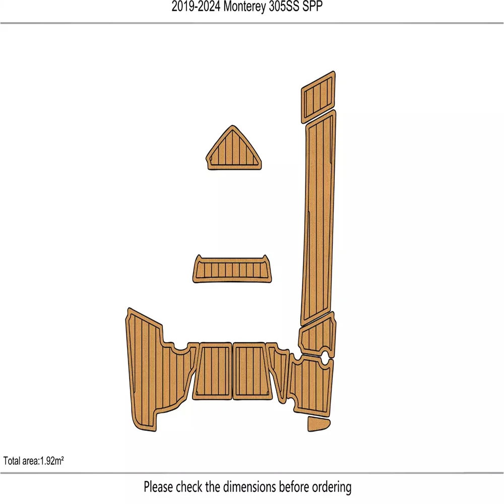 2019-2024 Monterey 305SS SPP swim platform 1/4