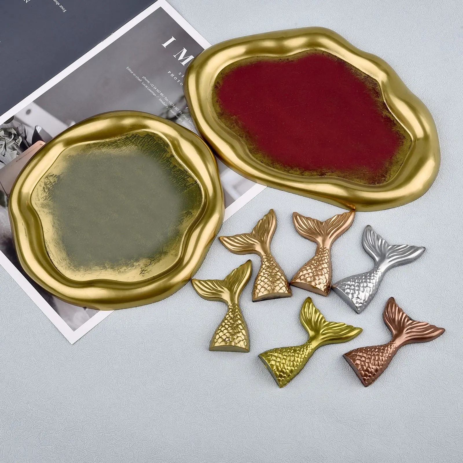 Metallic Powder Pigment Dye in 6 colors 4