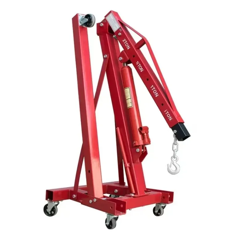 

2 Ton Hydraulic Folding Engine Crane Stand Hoist Lift Jack with Wheels Workshop