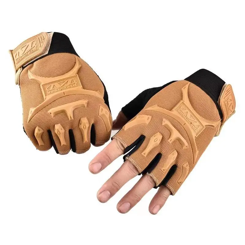 قفازات تكتيكية للرياضات الخارجية وركوب الدراجات واستخدام الدراجات واللياقة البدنية والقوات الخاصة - مضادة للانزلاق والواقية