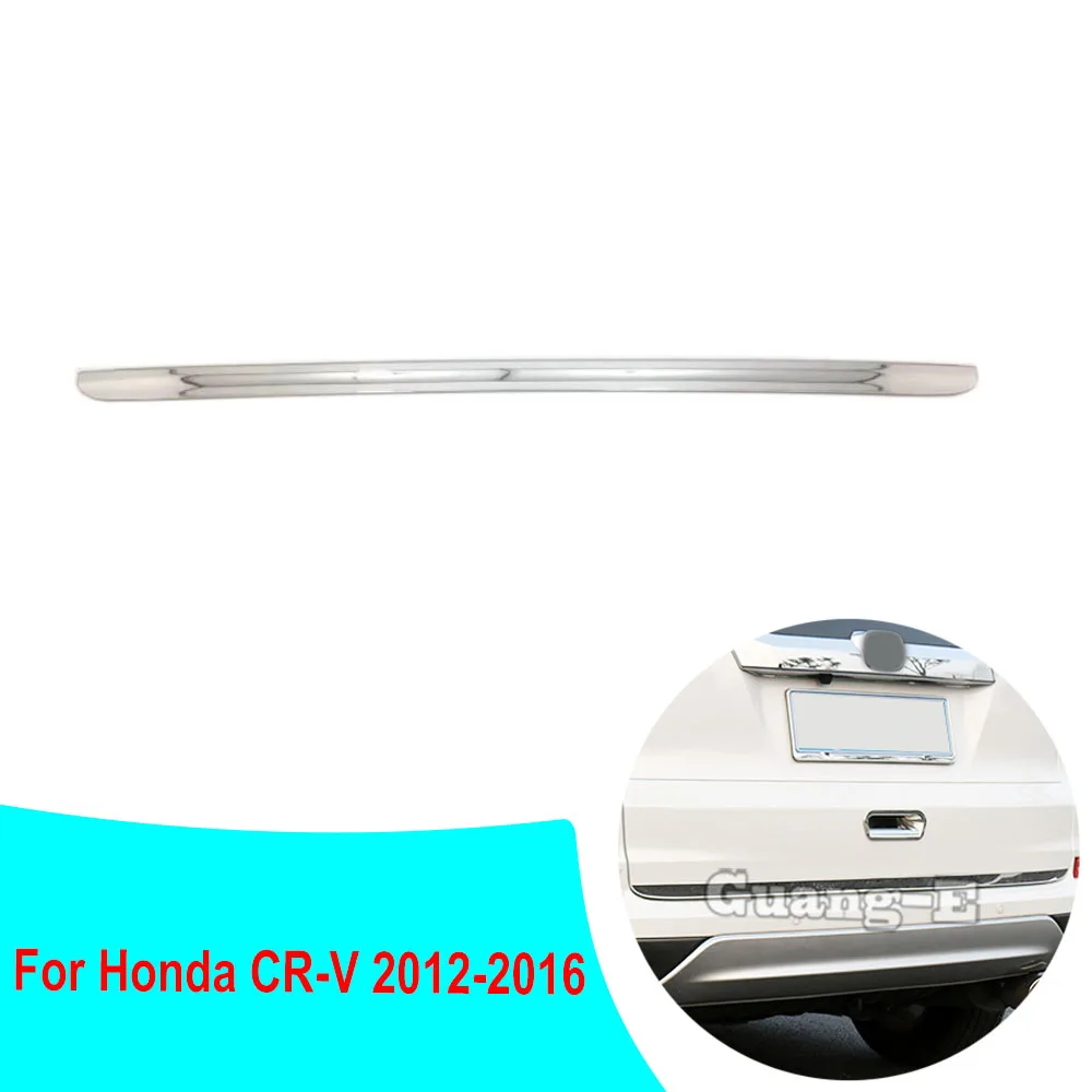 

Car Sticker Styling Cover Stainless Steel Rear Door Tailgate Frame Plate Trim Trunk For Honda CRV CR-V 2012 2013 2014 2015 2016