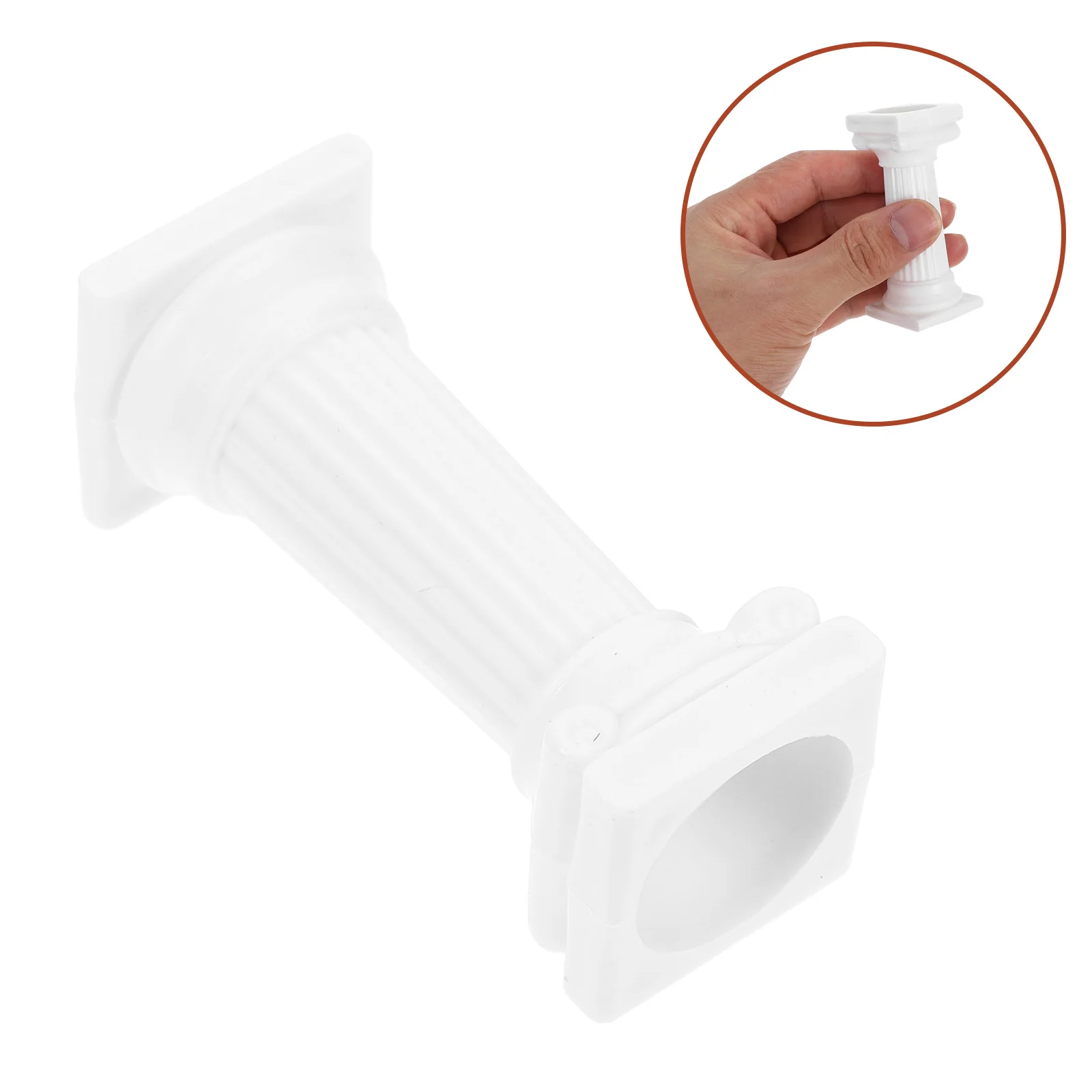 

8Pcs Cake Pillars Plastic Support Rods for Tiered Cake Wedding Birthday Display Stand Desert Table Display Stand