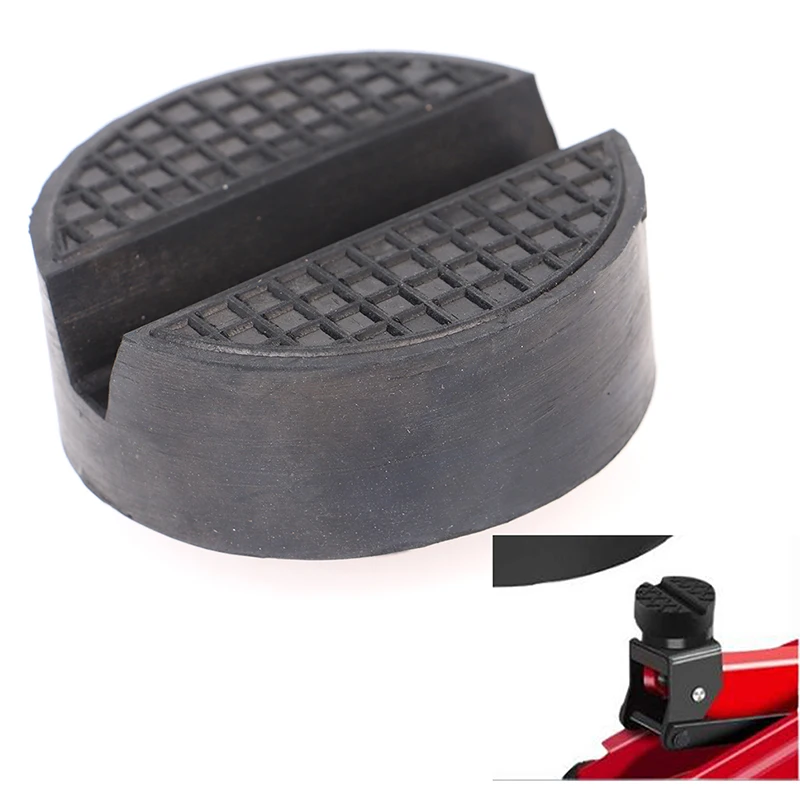 Rubber Car Lift Jack Stand Pad Slotted Floor Frame Rail Adapter Protector Jackiing Tool Thickened Antislip Adaptor Support Pads