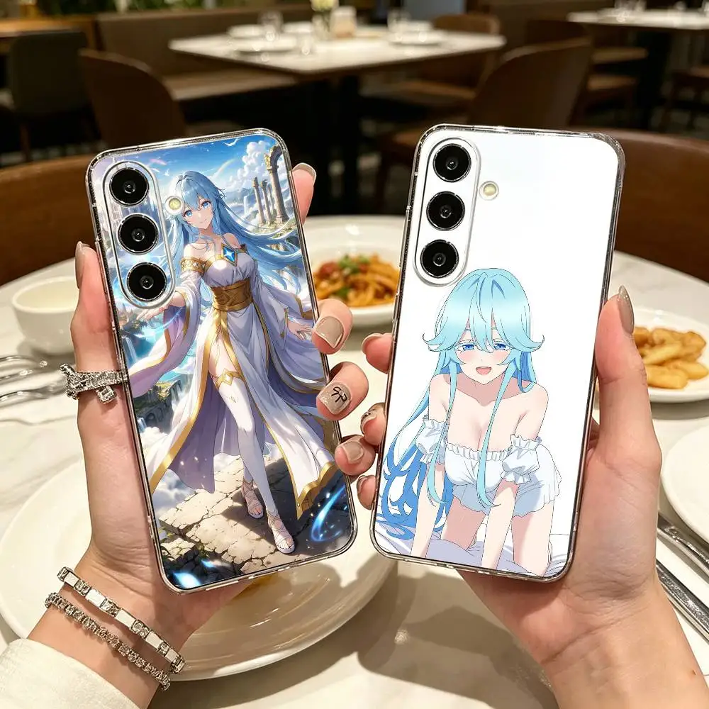 Wistoria Wand and Sword Clear Hard Phone Case For Samsung A71, A70, A52, A51, A40, A30,Transparent Cover