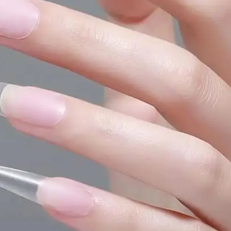 100Pcs/box Fake Nails NO Polishing No Trace Demal Press On False Thin Nail Tips For Extension Home DIY