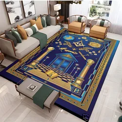 Freemasonry Modern Rugs home capital community freemason area rugs non-slip mats decorative personalized gift carpet door mat